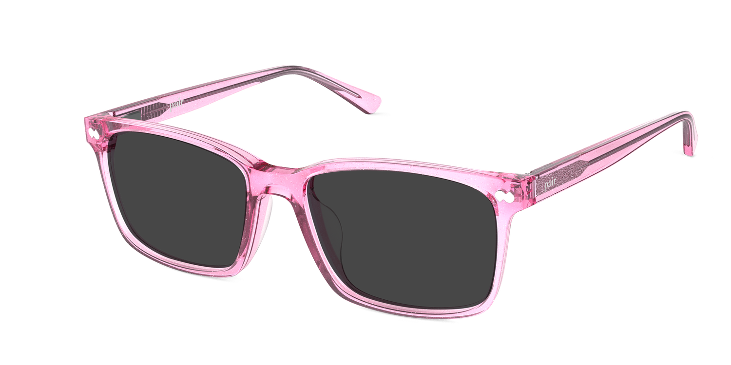 The Kirby - Pink Glitter Clear Sun - Carousel3 - Pair Eyewear