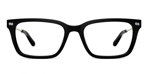 The Larkin - Black Acetate Gold Metal - Secondary Image - Pair Eyewear