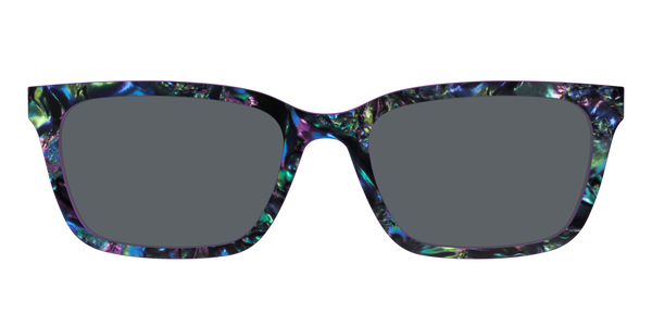 The Larkin - Violet Pearlized Gradient Acetate Rose Gold Metal