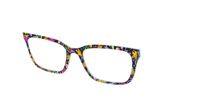 The Airbrushed Floral - Angle Top Thumbnail - Pair Eyewear