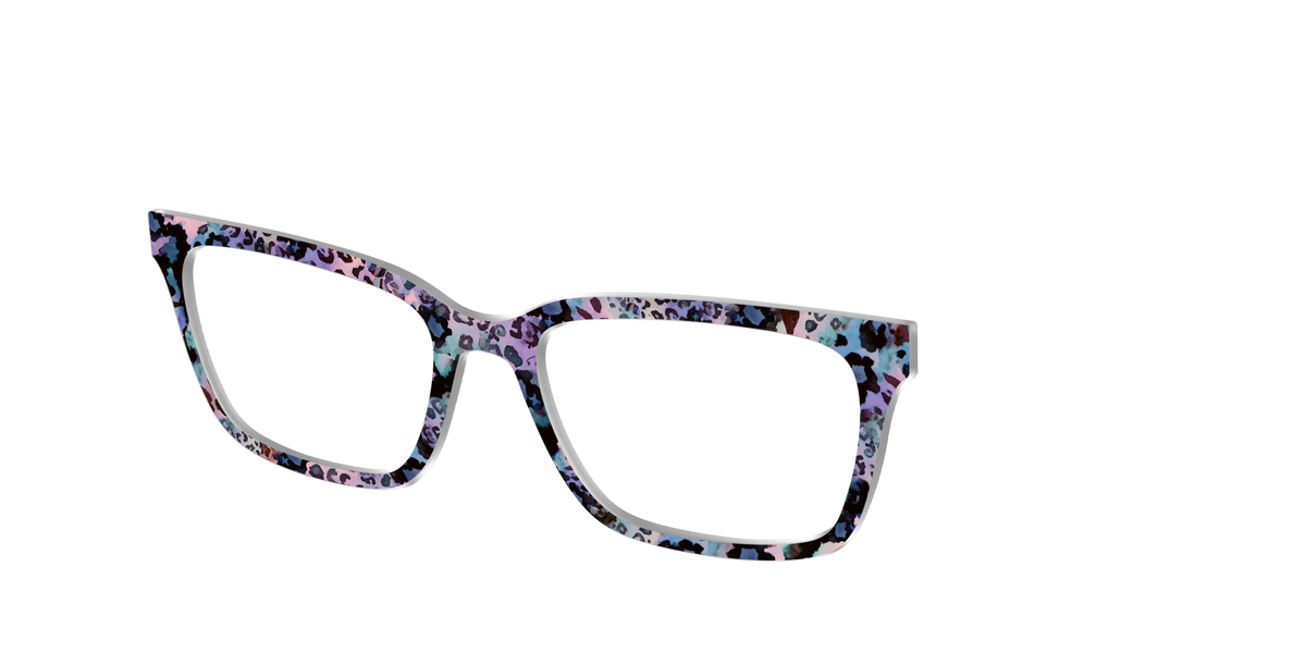 The Alluring Animal Print Mix - Angle Top Image - Pair Eyewear