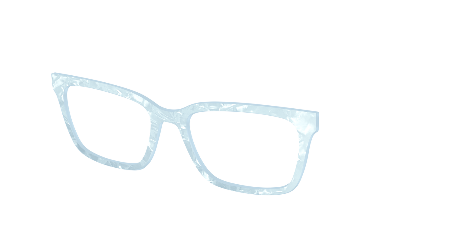 The Aquamarine Pearl Marble - Angle Top Image - Pair Eyewear