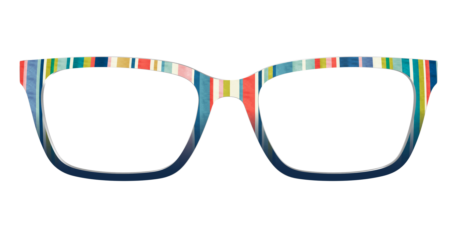 The Beach Bum Stripes - Front Top Image - Pair Eyewear