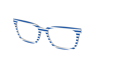 The Beach Umbrella Stripes - Angle Top Thumbnail - Pair Eyewear