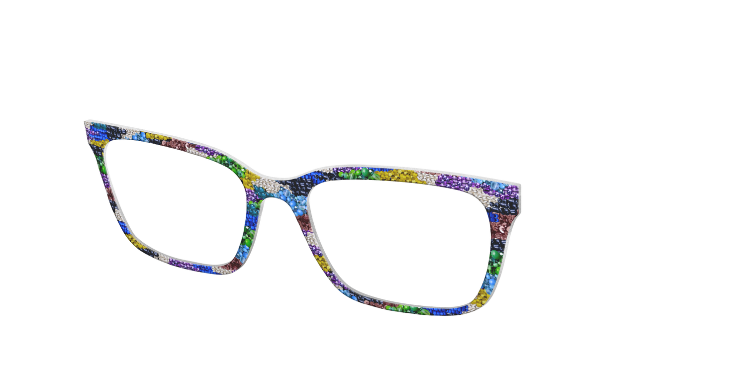The Beaded Camo - Angle Top Image - Pair Eyewear