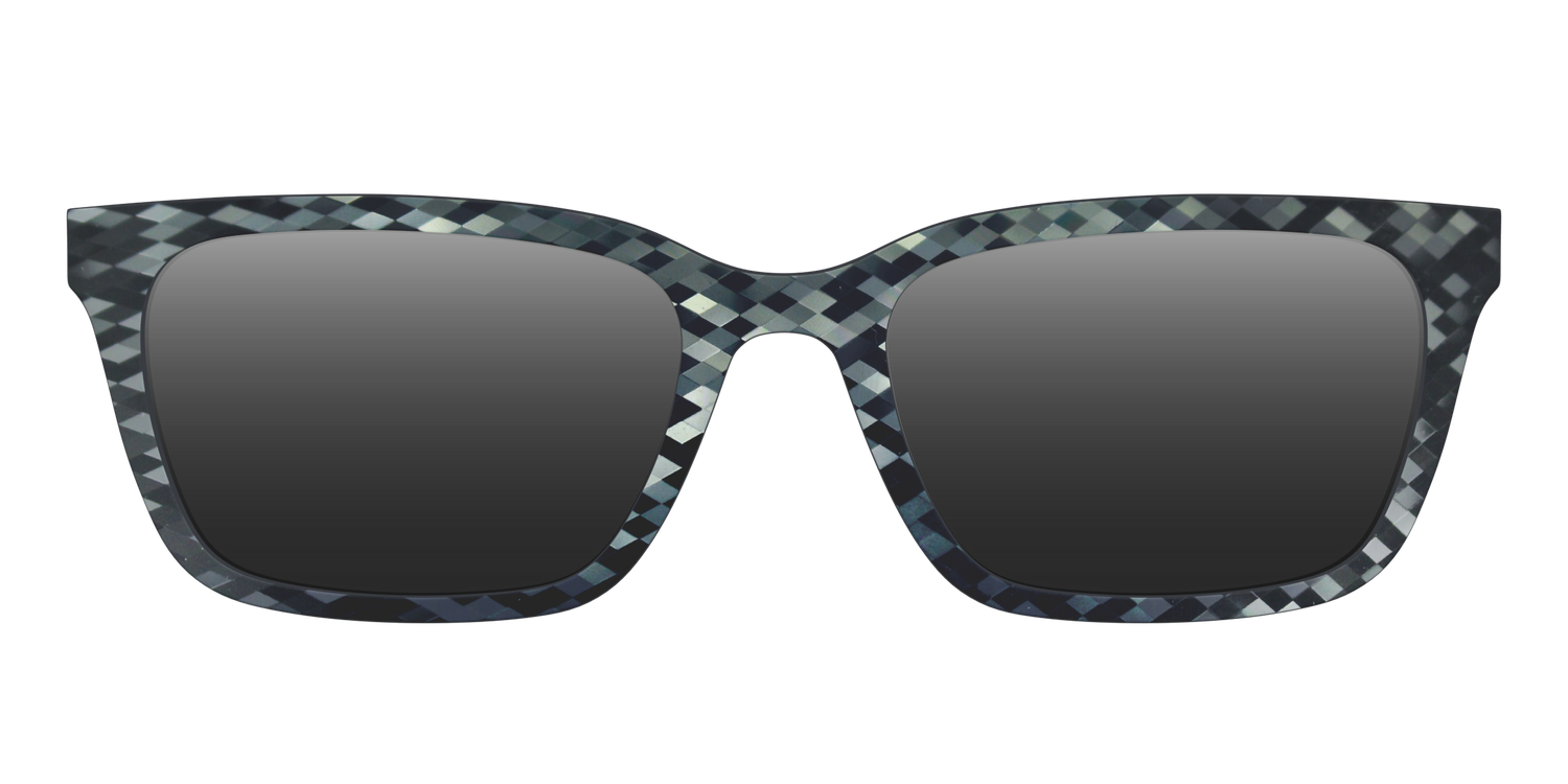 The Polarized Black Prism Sun Top - Front Top Image - Pair Eyewear