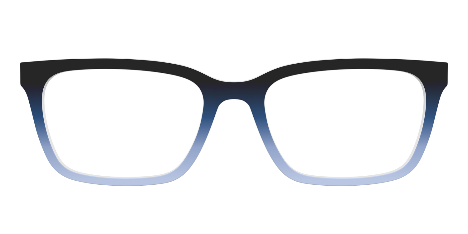 The Black to Tin Gradient - Front Top Image - Pair Eyewear