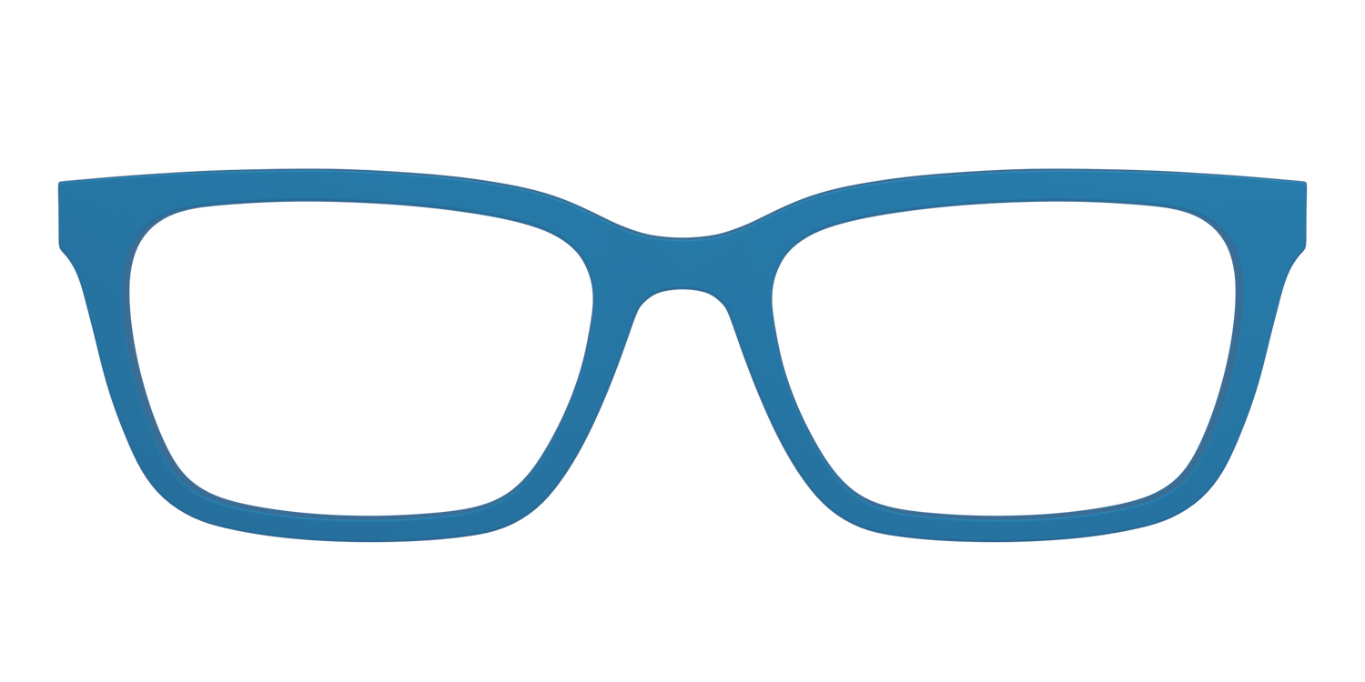 The Bondi Blue - Front Top Image - Pair Eyewear