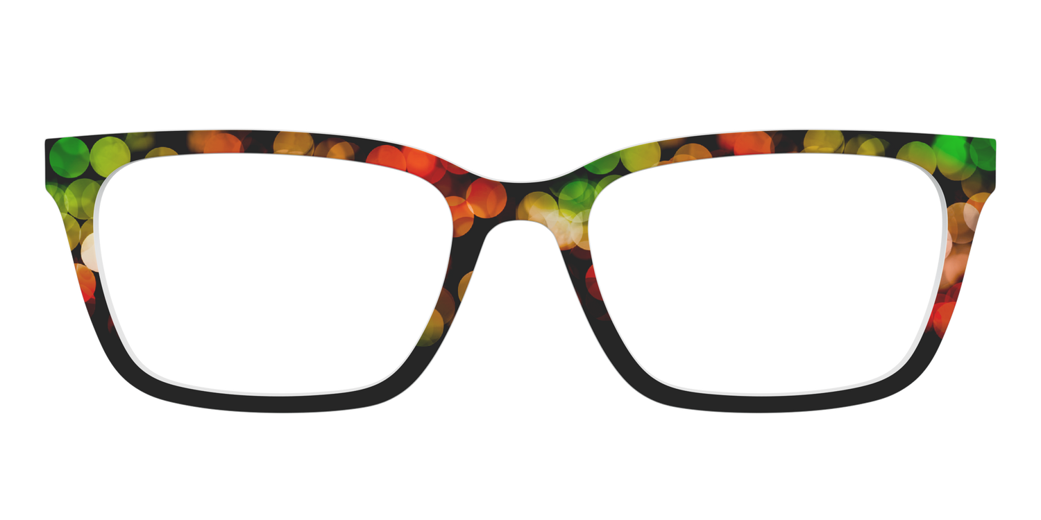 The Boo Bokeh Dots - Front Top Image - Pair Eyewear