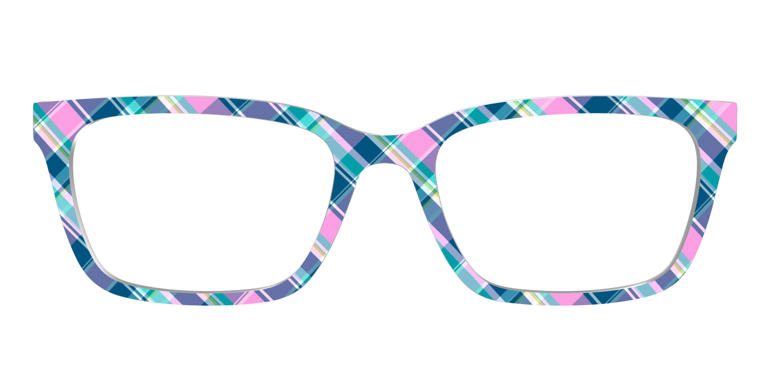 The Breezy Plaid - Front Top Image - Pair Eyewear