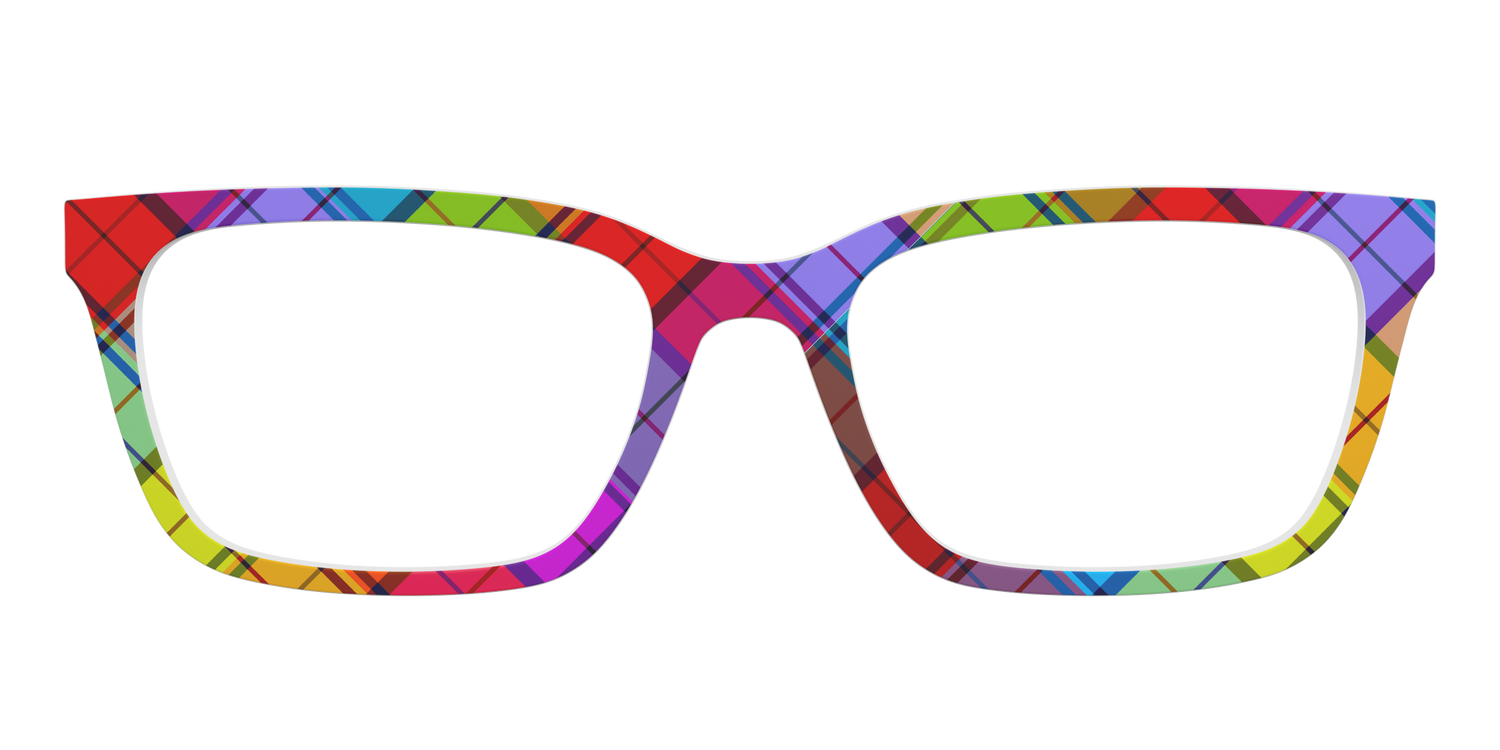 The Carnival Plaid - Front Top Image - Pair Eyewear