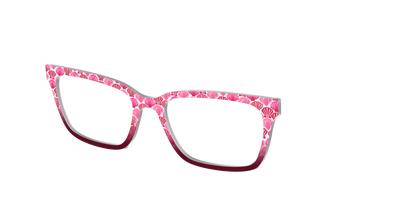 The Cerise Shell Scallop - Angle Top Thumbnail - Pair Eyewear