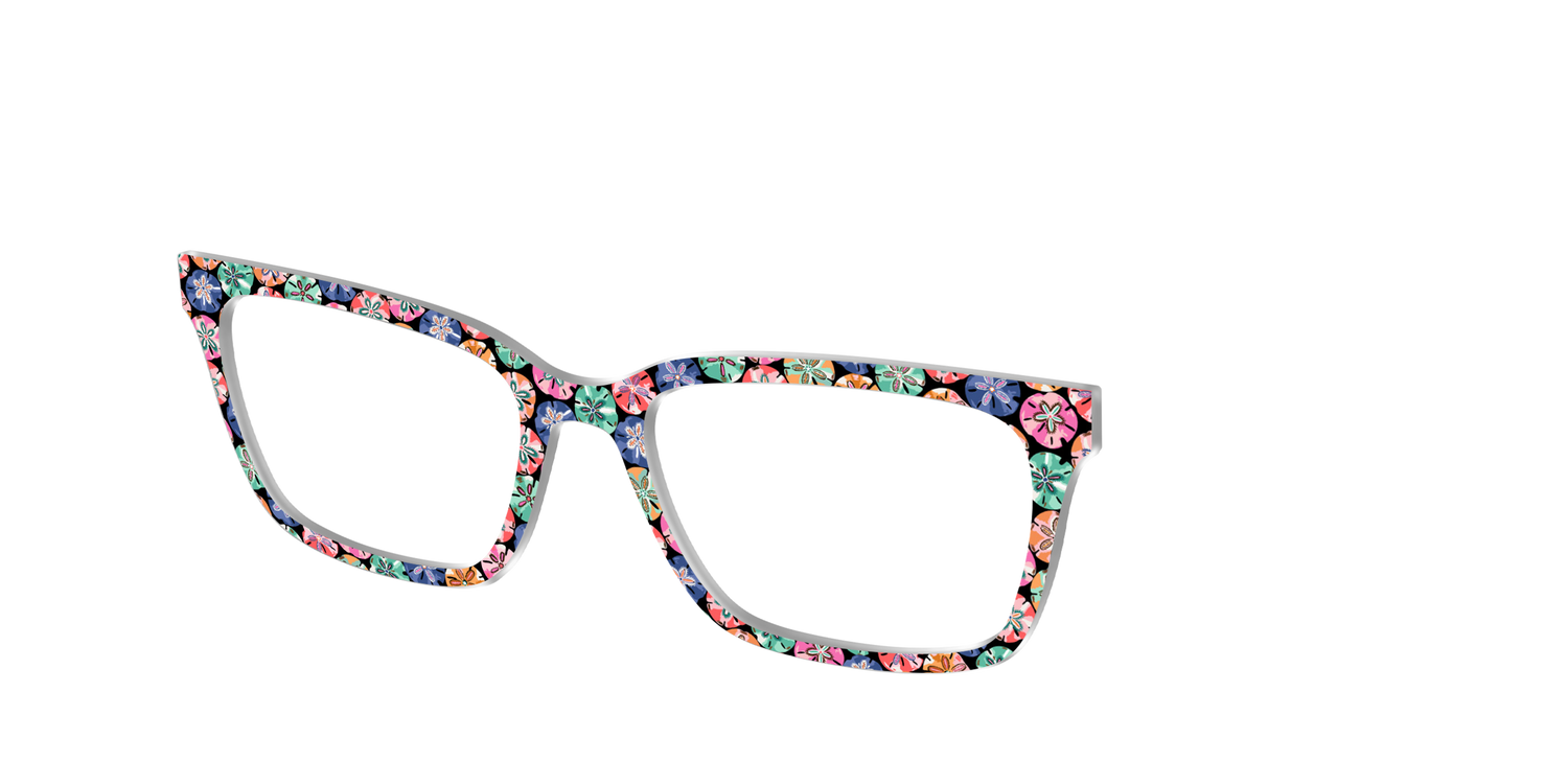 The Chic Sand Dollars - Angle Top Image - Pair Eyewear
