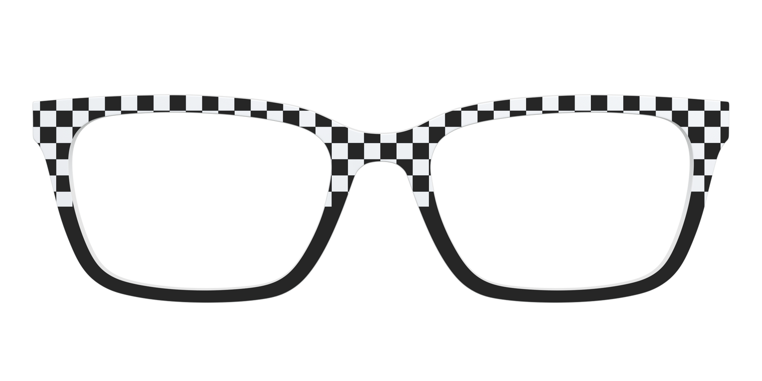 The Classic Check Split - Front Top Image - Pair Eyewear