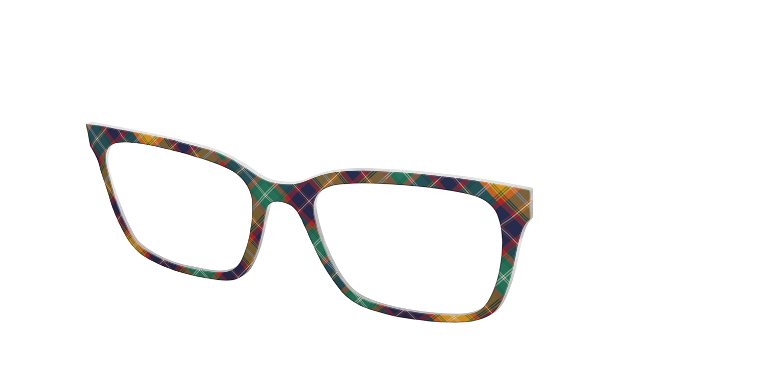 The Collegiate Plaid - Angle Top Image - Pair Eyewear