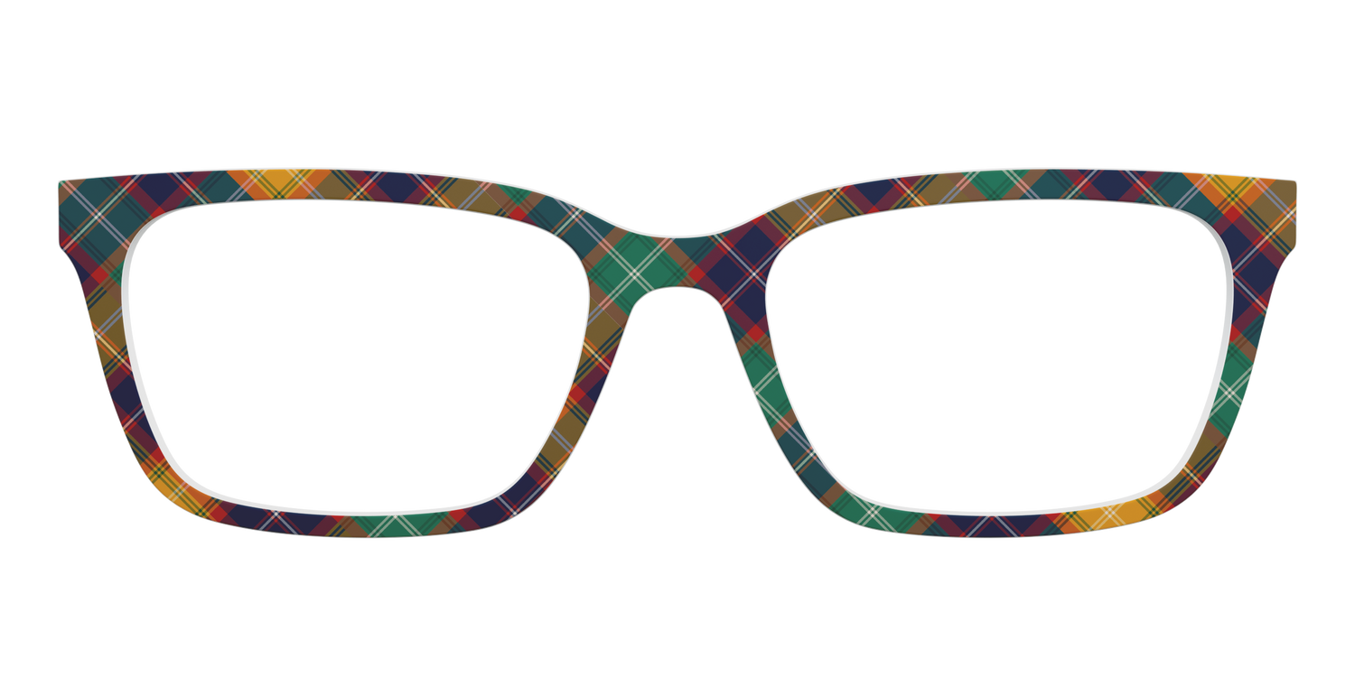 The Collegiate Plaid - Front Top Image - Pair Eyewear