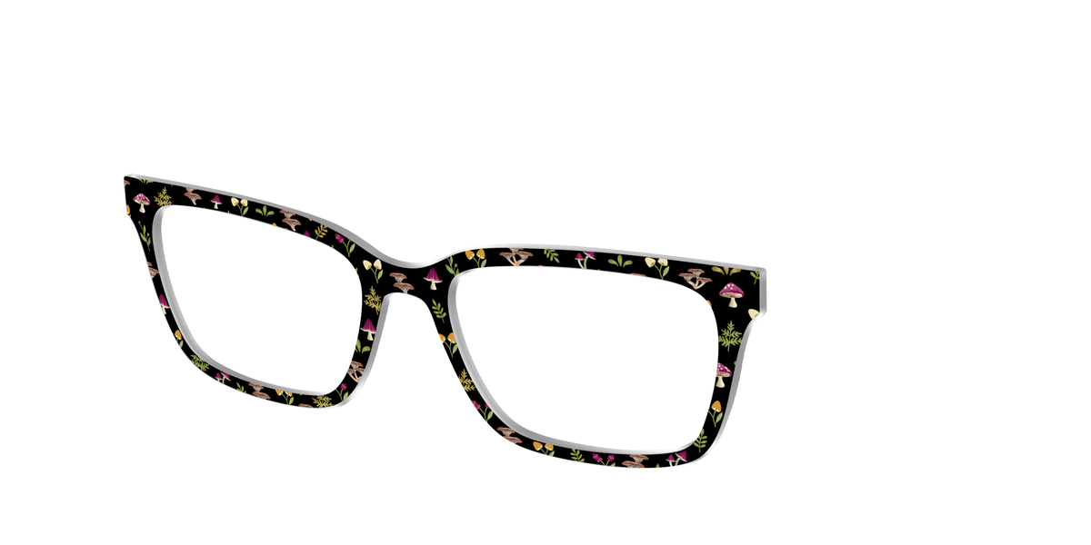 The Dainty Mushroom Floral - Angle Top Image - Pair Eyewear