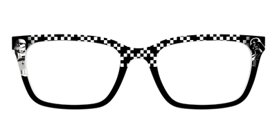 Dark Side Checker Split - Front Top Thumbnail - Pair Eyewear