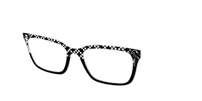 Dark Side Checker Split - Angle Top Thumbnail - Pair Eyewear