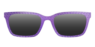 The Polarized Deep Purple Scales Sun Top - Front Top Thumbnail - Pair Eyewear