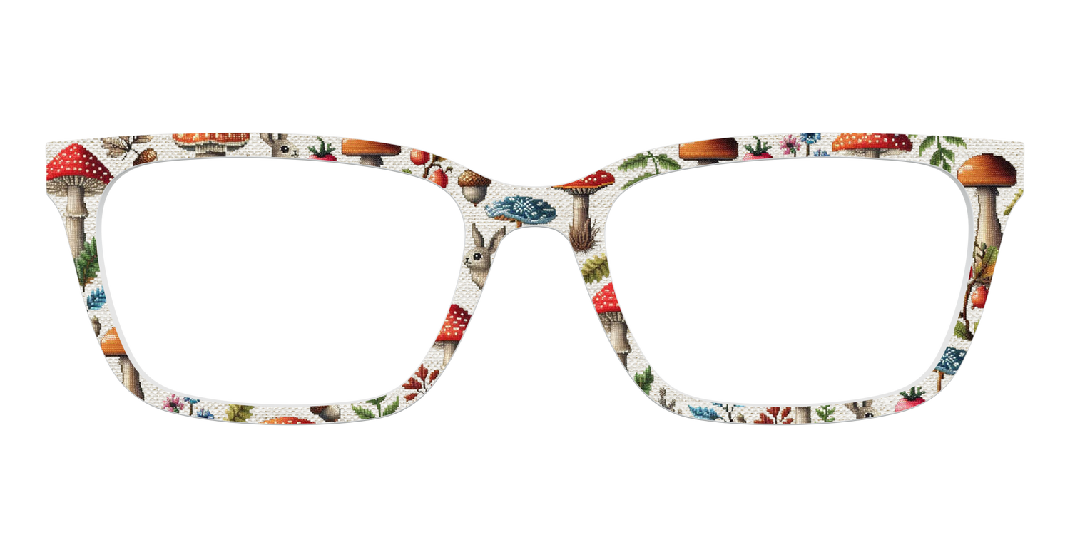 The Embroidered Toadstools - Front Top Image - Pair Eyewear
