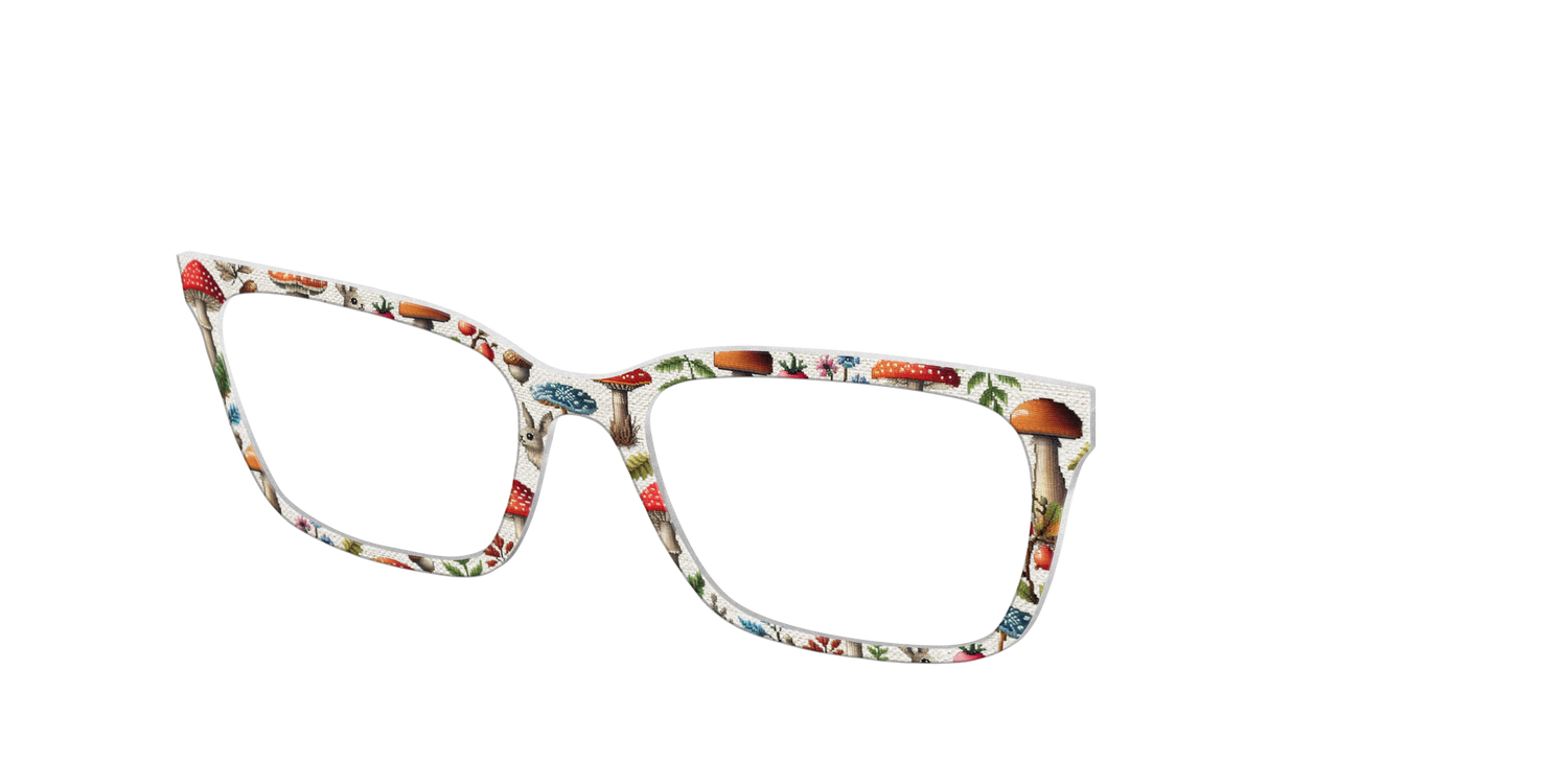 The Embroidered Toadstools - Angle Top Image - Pair Eyewear