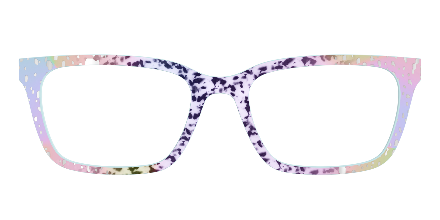 The Fairy Spots with Silver Foil - Front Top Image - Pair Eyewear