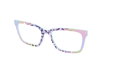 The Fairy Spots with Silver Foil - Angle Top Thumbnail - Pair Eyewear
