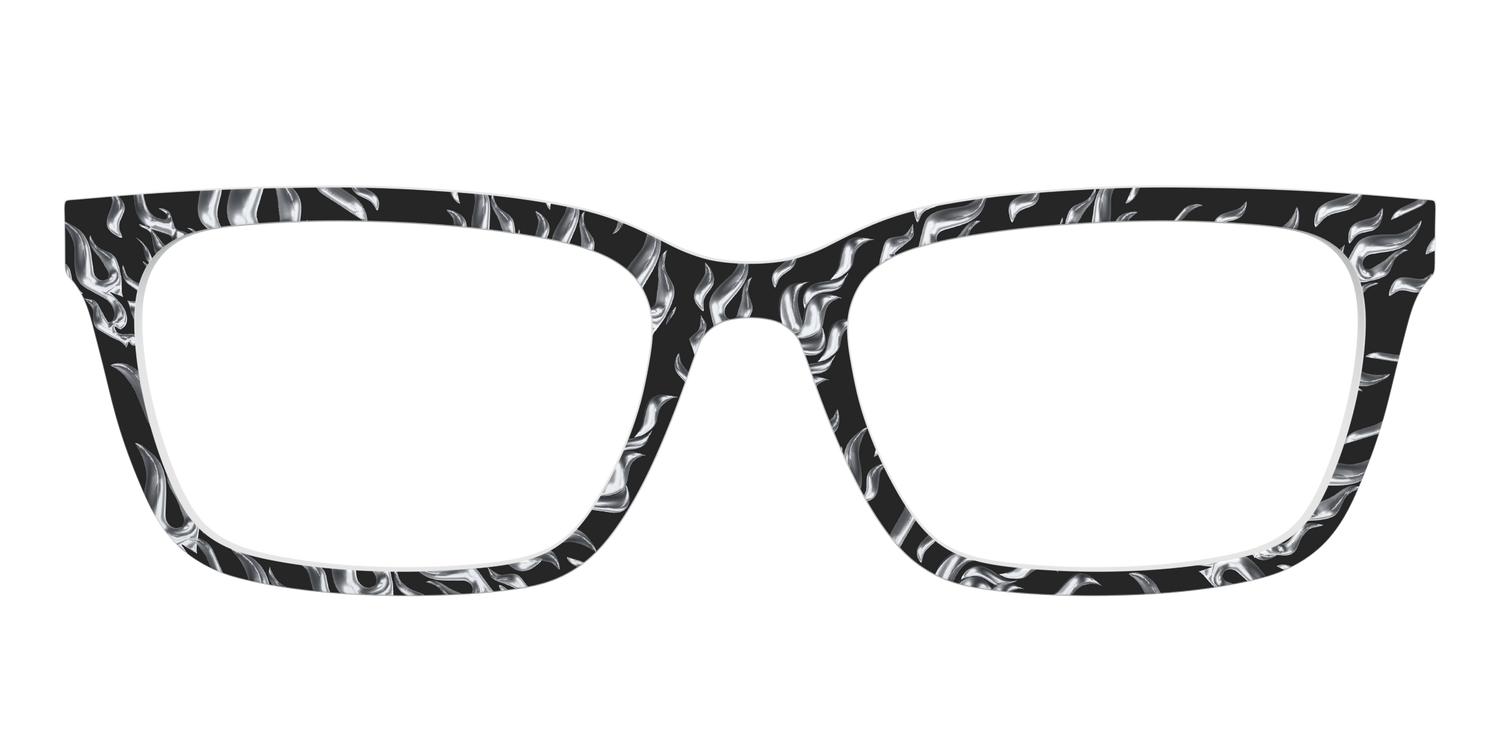 The Chrome Flames - Front Top Image - Pair Eyewear