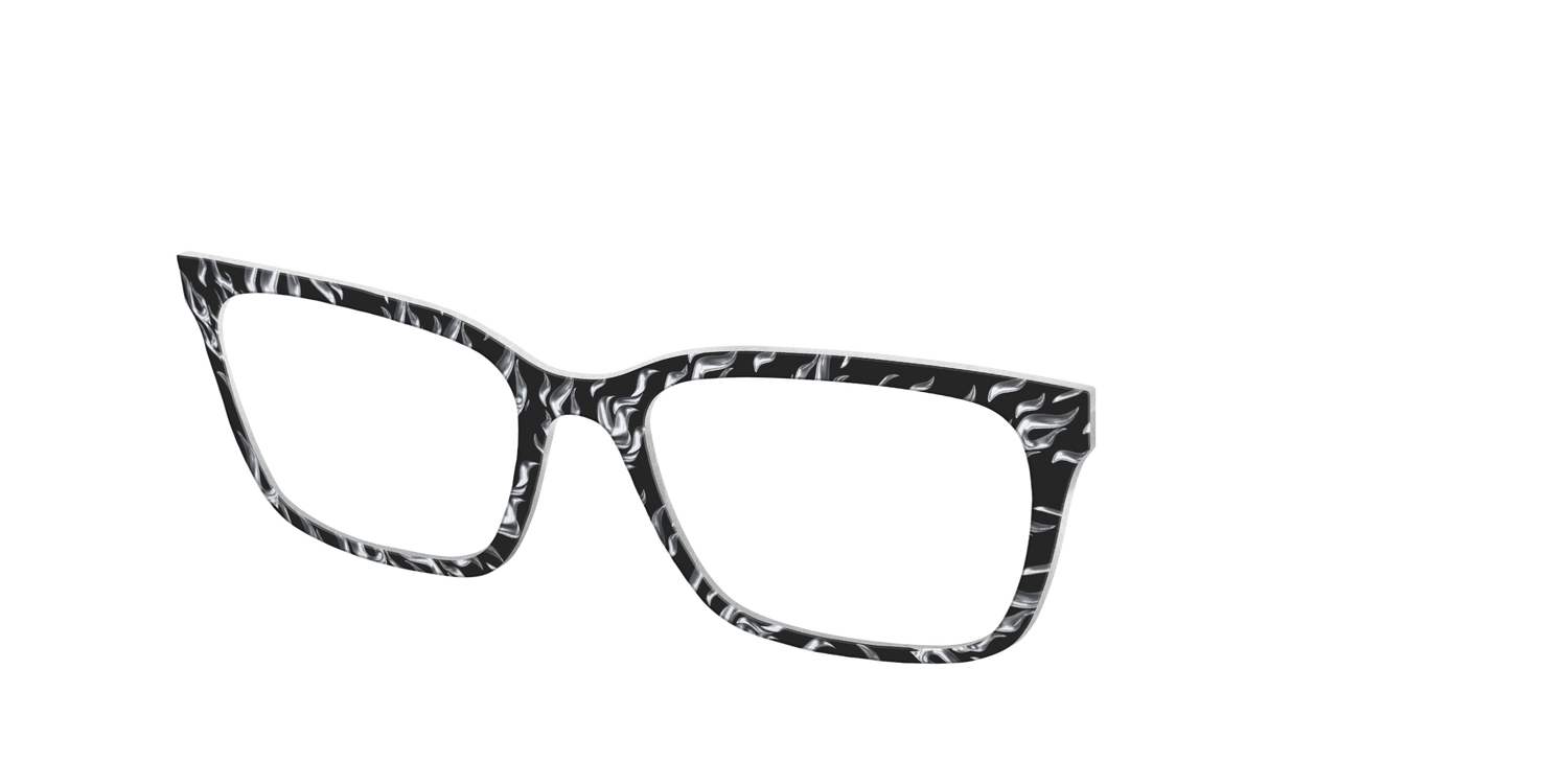 The Chrome Flames - Angle Top Image - Pair Eyewear