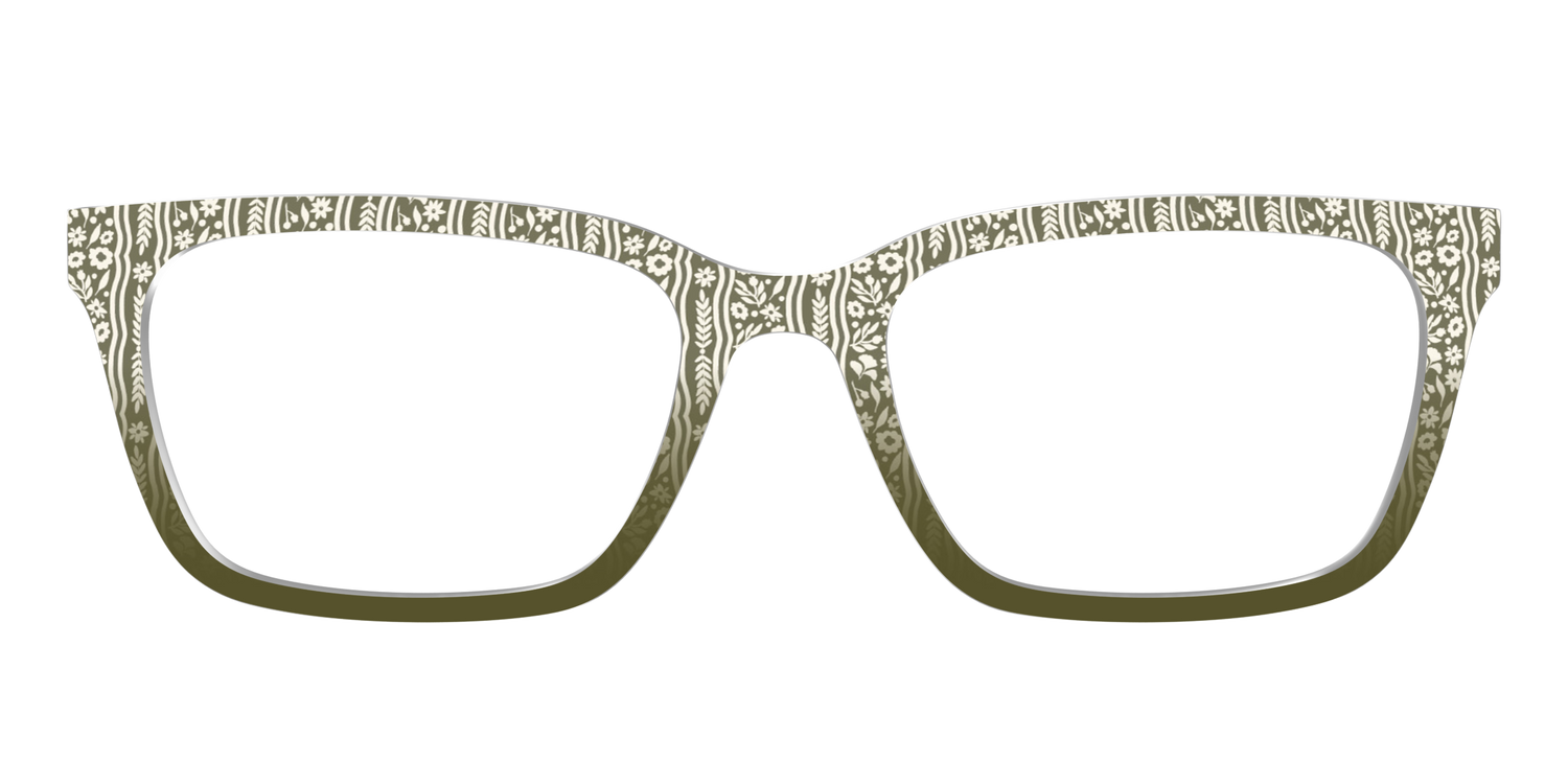 The Floret Stripes - Front Top Image - Pair Eyewear