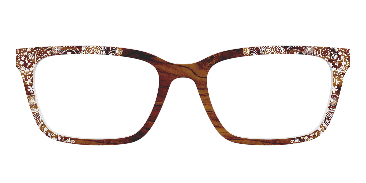 The Folk Melody Paisley - Front Top Image - Pair Eyewear