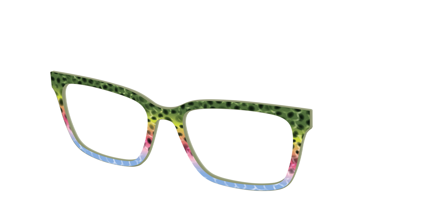 The Freshwater Trout Scales - Angle Top Image - Pair Eyewear