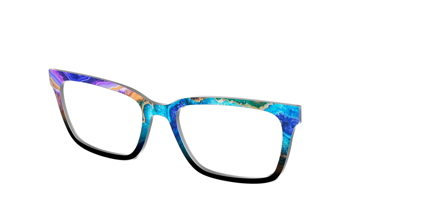 The Genius Geode - Angle Top Image - Pair Eyewear