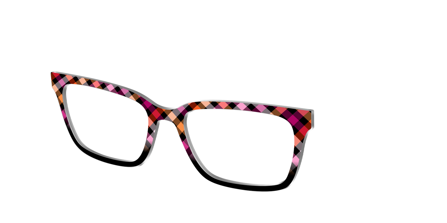 The Genuine Gingham - Angle Top Image - Pair Eyewear