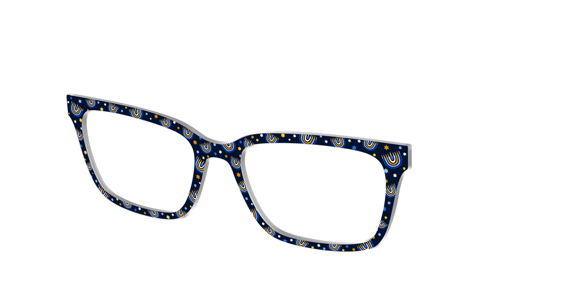 The Hanukkah Menorahs - Angle Top Image - Pair Eyewear