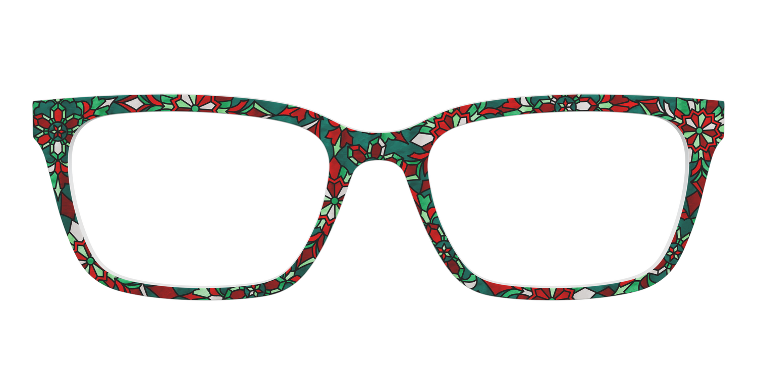 The Holiday Stained Glass - Front Top Image - Pair Eyewear