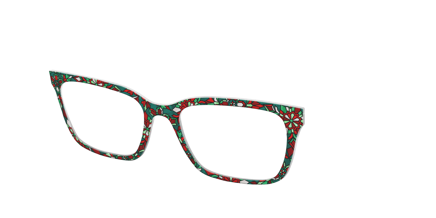 The Holiday Stained Glass - Angle Top Image - Pair Eyewear