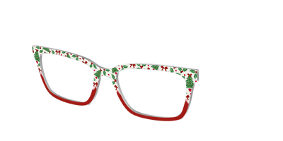 The Holly Jolly Split - Angle Top Thumbnail - Pair Eyewear