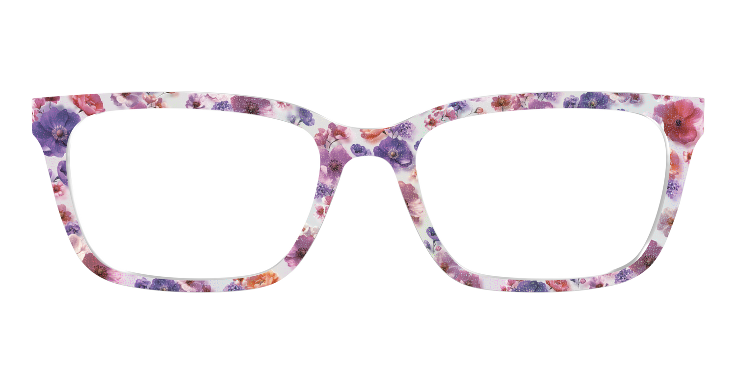 The Holographic Milky Floral - Front Top Image - Pair Eyewear