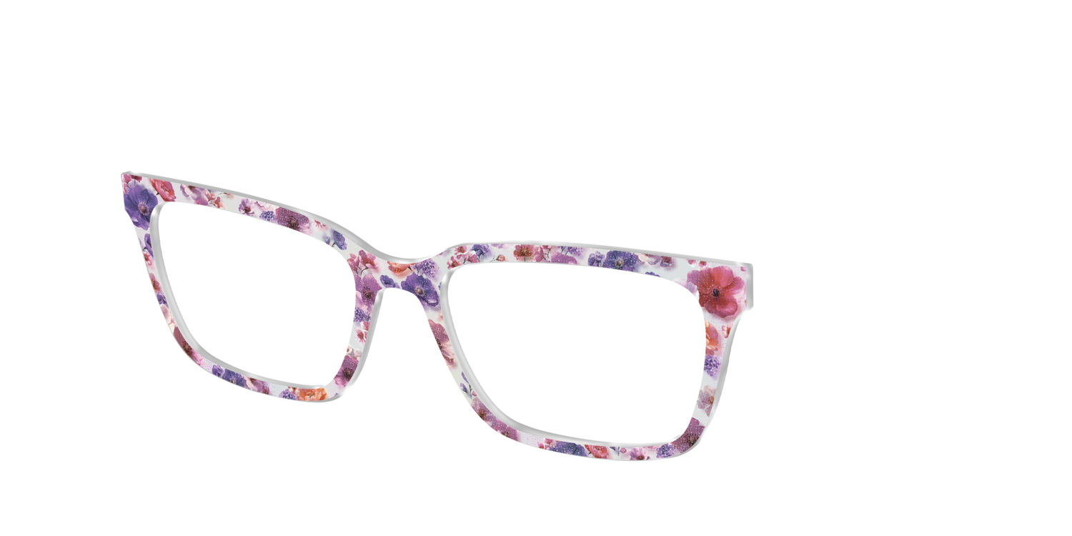 The Holographic Milky Floral - Angle Top Image - Pair Eyewear