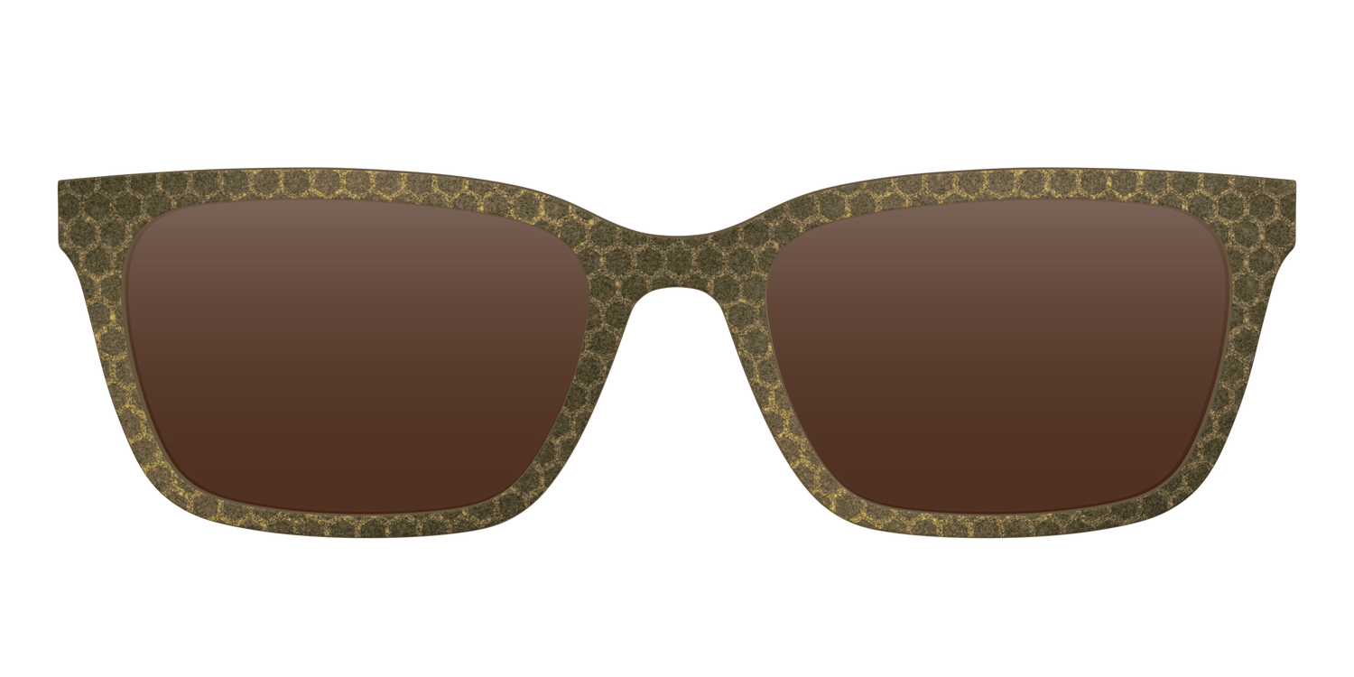 The Polarized Honeycomb Sun Top - Front Top Image - Pair Eyewear