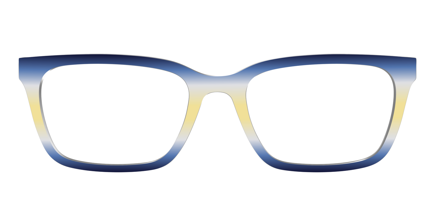 The Indigo to Honeysuckle Gradient - Front Top Image - Pair Eyewear