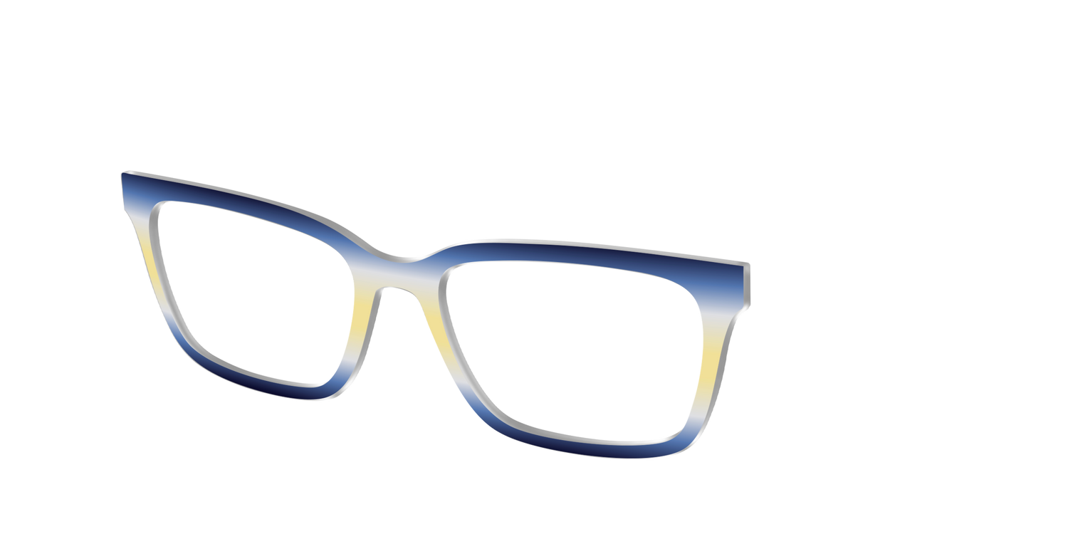 The Indigo to Honeysuckle Gradient - Angle Top Image - Pair Eyewear