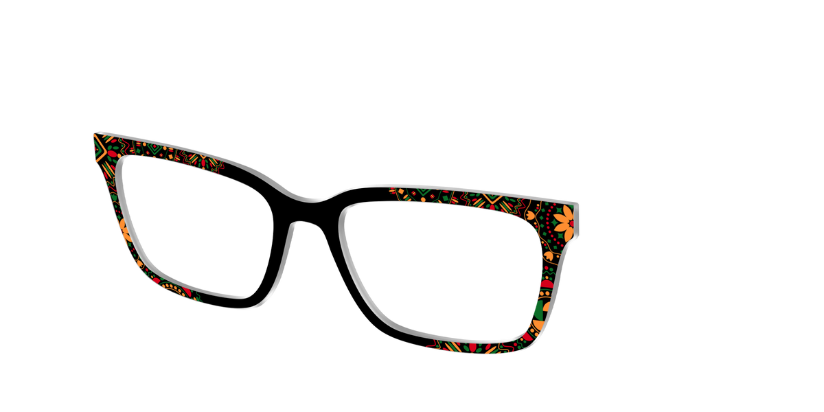 The Kwanzaa Medallion - Angle Top Image - Pair Eyewear