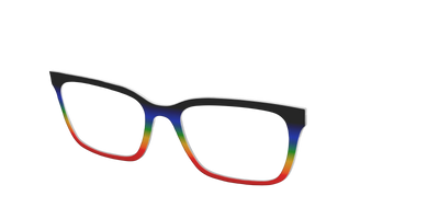The Love Wins Gradient - Angle Top Thumbnail - Pair Eyewear