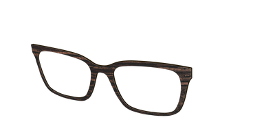 The Mahogany Woodgrain - Angle Top Thumbnail - Pair Eyewear