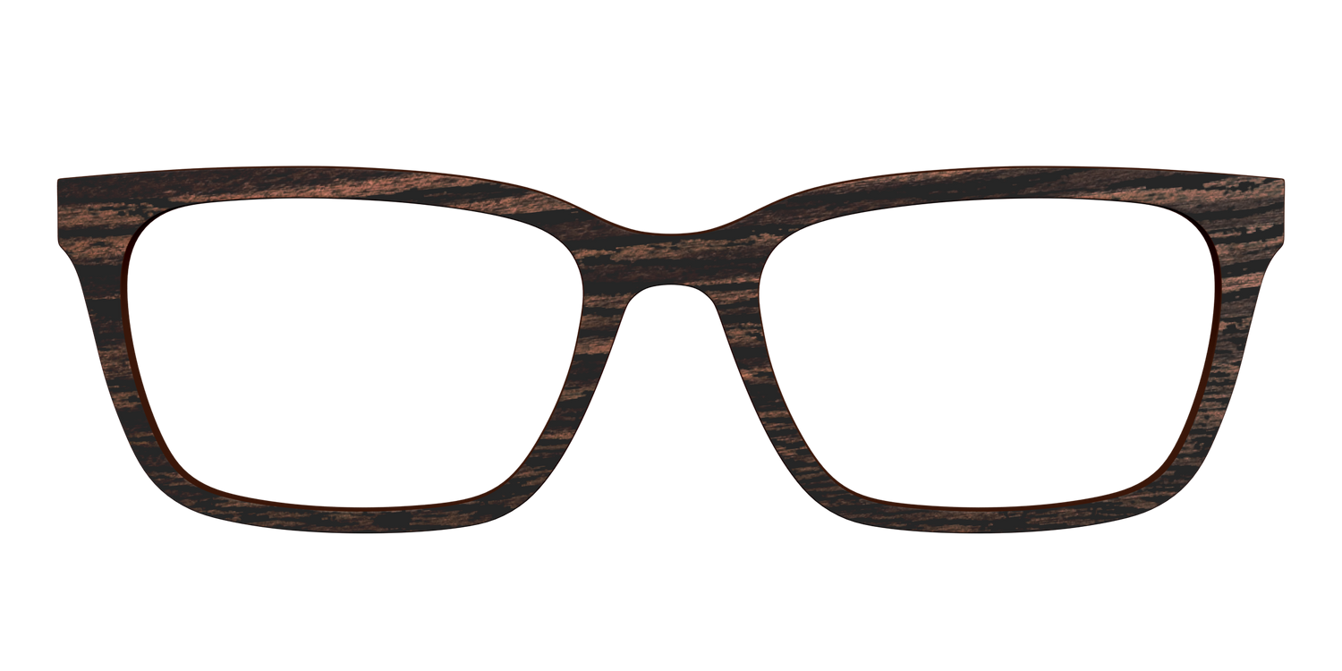 The Mahogany Woodgrain - Front Top Image - Pair Eyewear