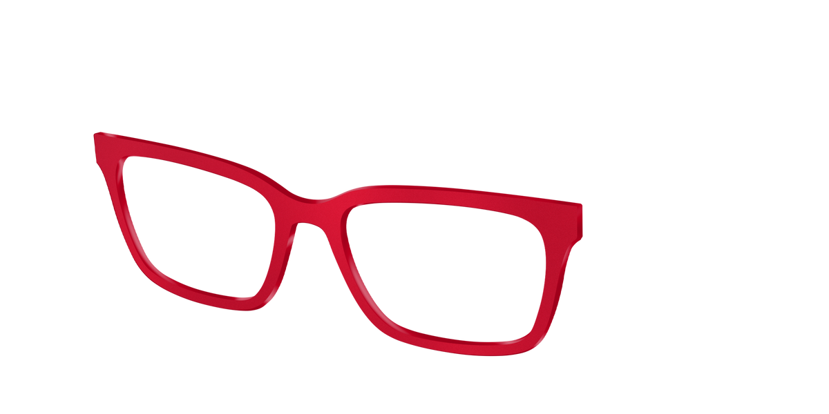 The Matte Red - Angle Top Image - Pair Eyewear
