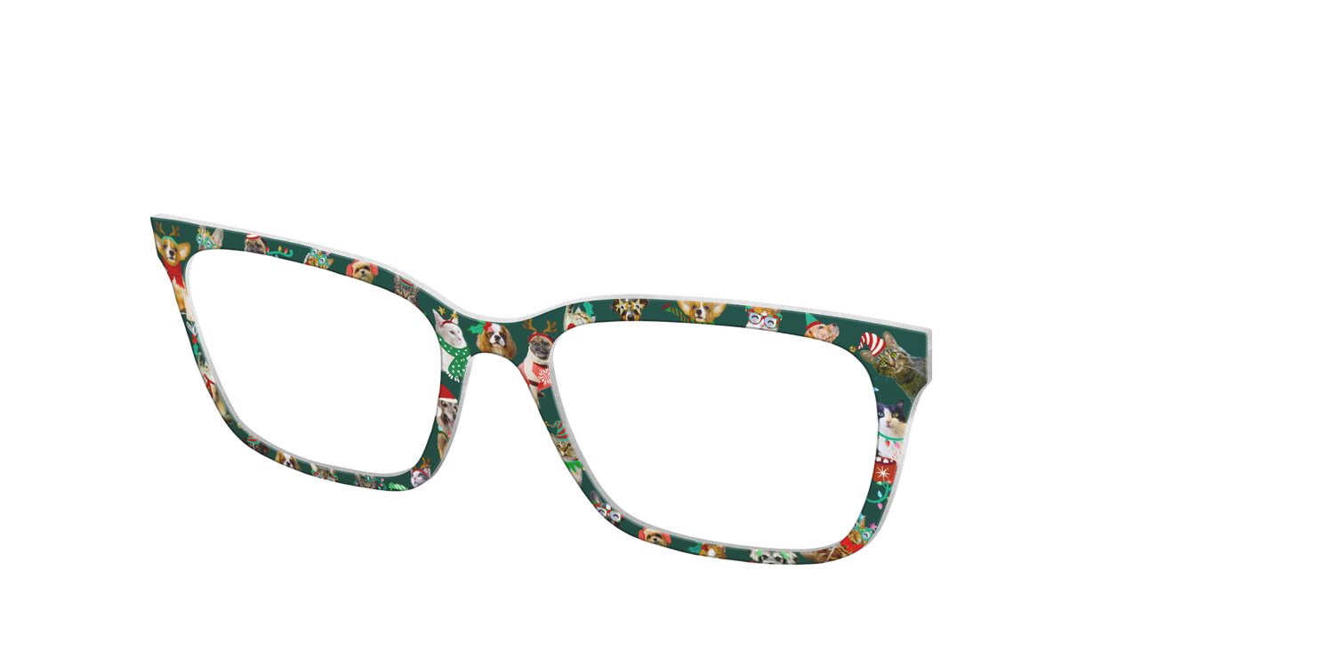 The Meowy Christmas - Angle Top Image - Pair Eyewear